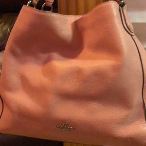 Light pink coach bag